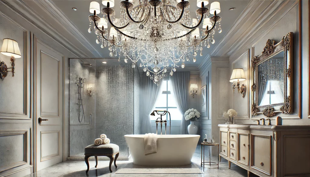 Bathroom With Glamour And Glitz - 02
