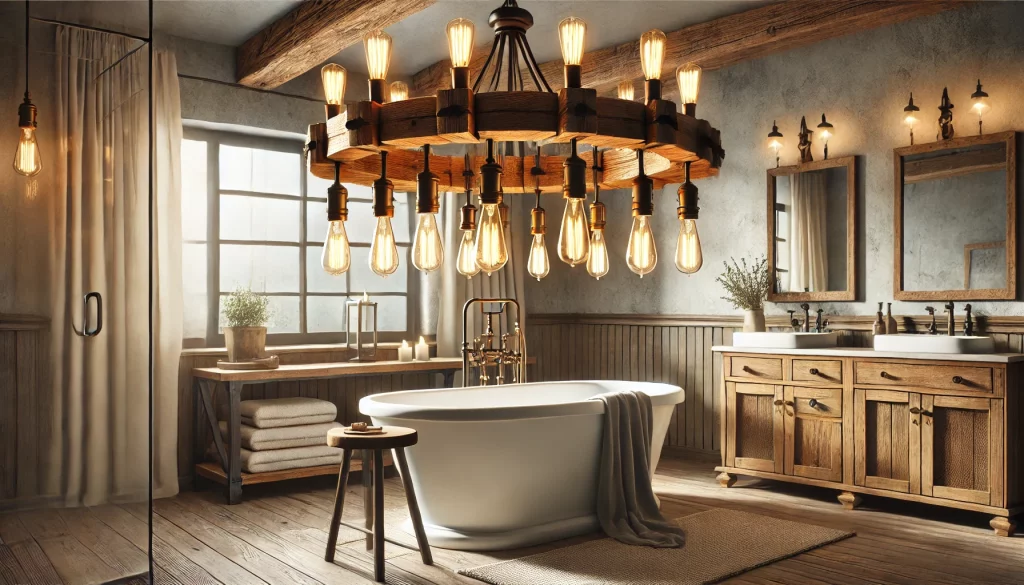 Bathroom With Rustic Charm Ideas - 04