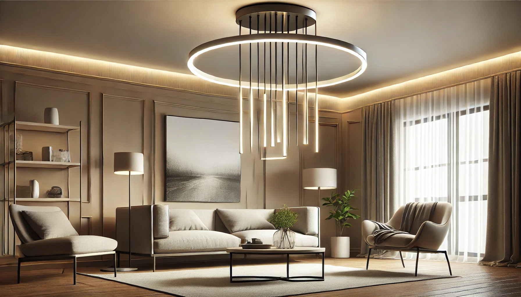 Elevate Your Living Room With Chandeliers Ideas - 01
