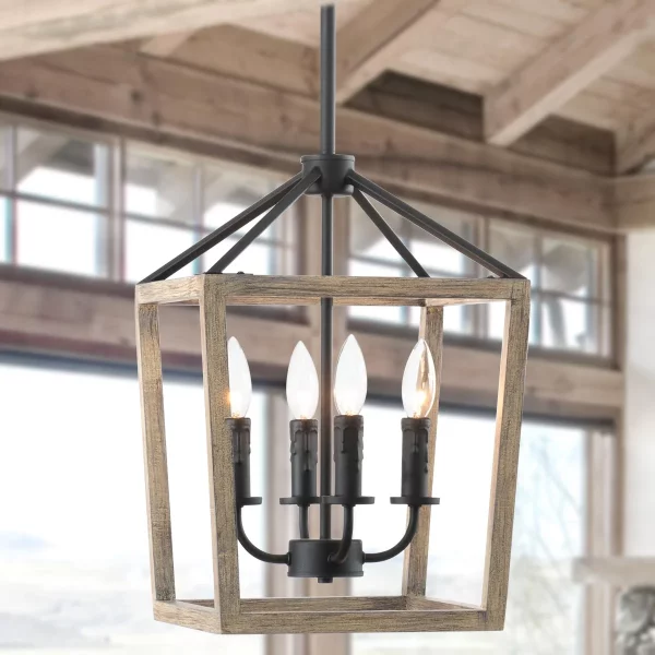 Geometric Lantern Chandelier Light